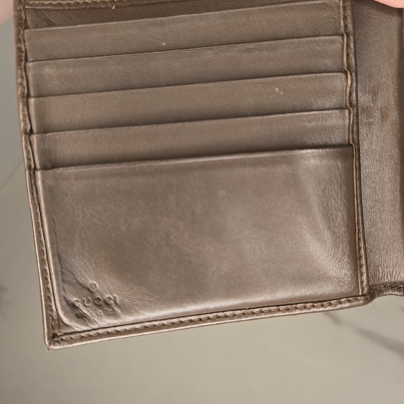 Gucci GG Monogram Brown Canvas Compact Wallet - Picture 9 of 14